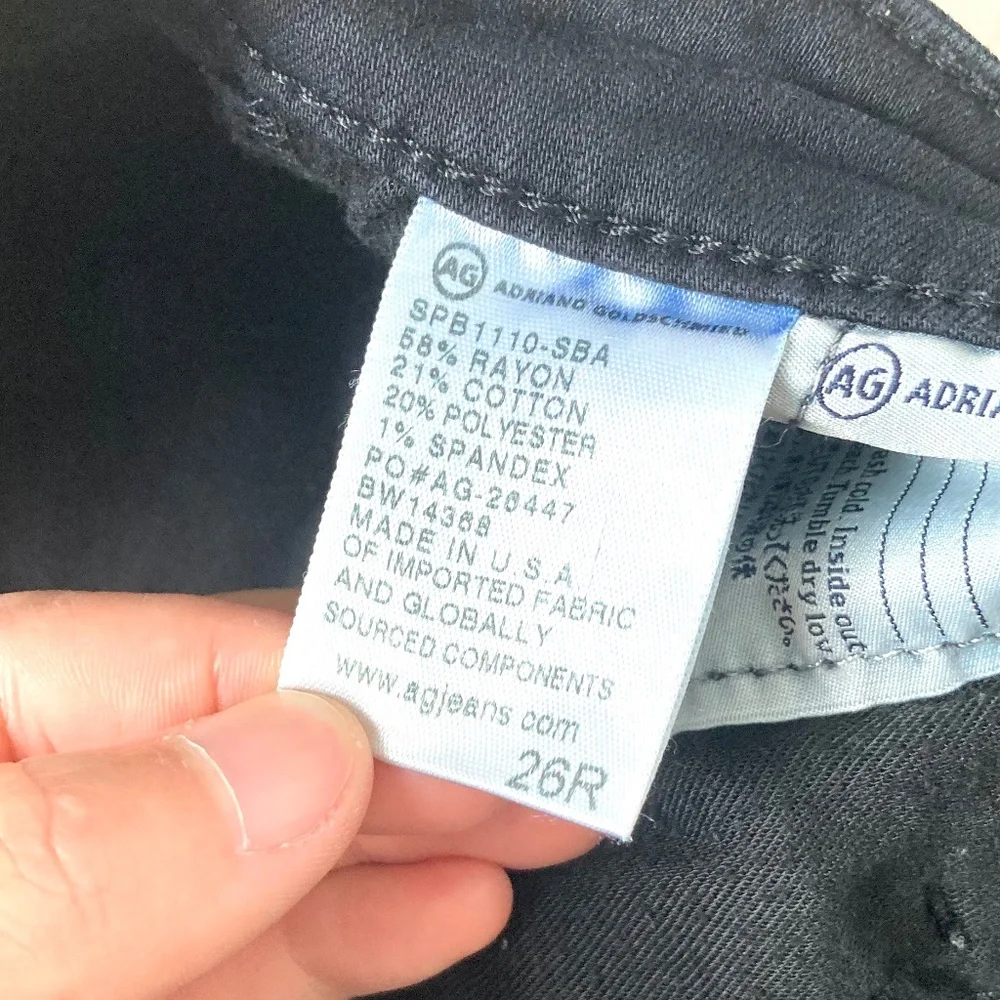 ADRIANO GOLDSCHMIED The Stilt - Skinny Jeans - Black - Size 26 - Picture 10 of 13